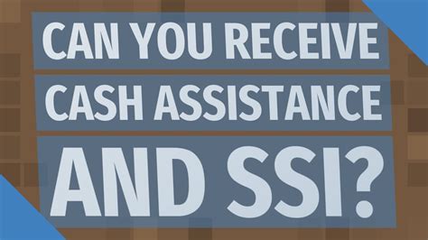 IDA payments are issued until SSI eligibility is approved or denied. . Can you receive cash assistance and ssi